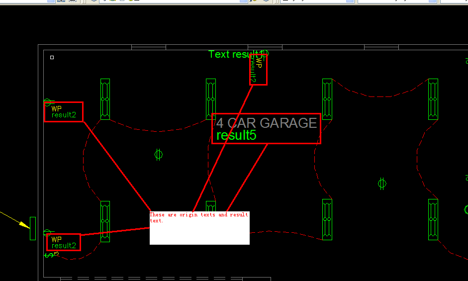 the result cad file
